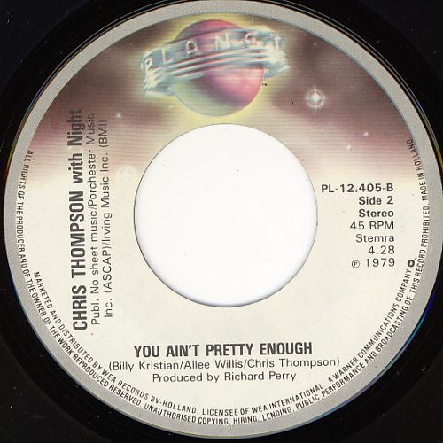 Night : If You Remember Me (7", Single)