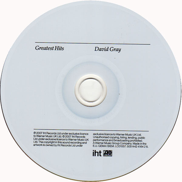 David Gray : Greatest Hits (CD, Comp)