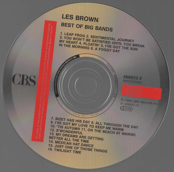 Les Brown : Best Of Big Bands  (CD, Comp, Mono, RM)