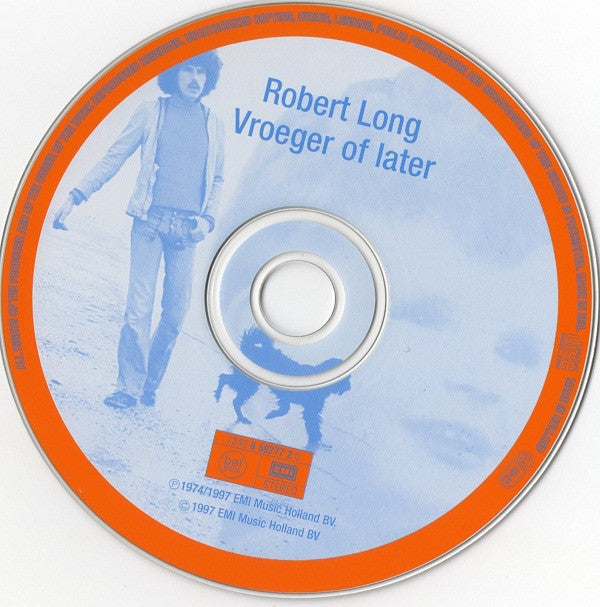 Robert Long : Vroeger Of Later (CD, Album, RE, RM)