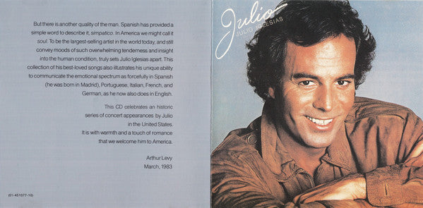 Julio Iglesias : Julio (CD, Comp, RE)