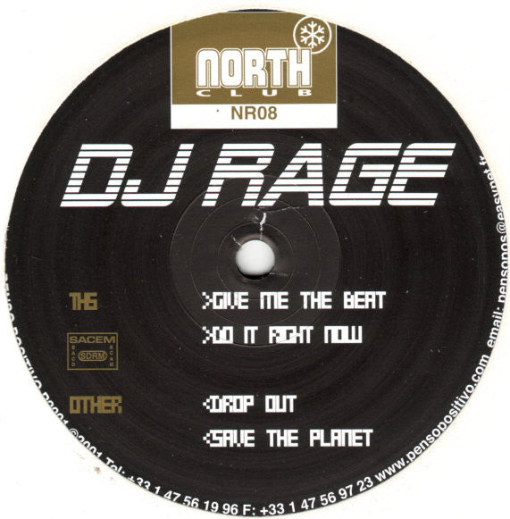DJ Rage : Give Me The Beat (12")