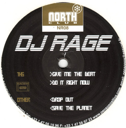 DJ Rage : Give Me The Beat (12")