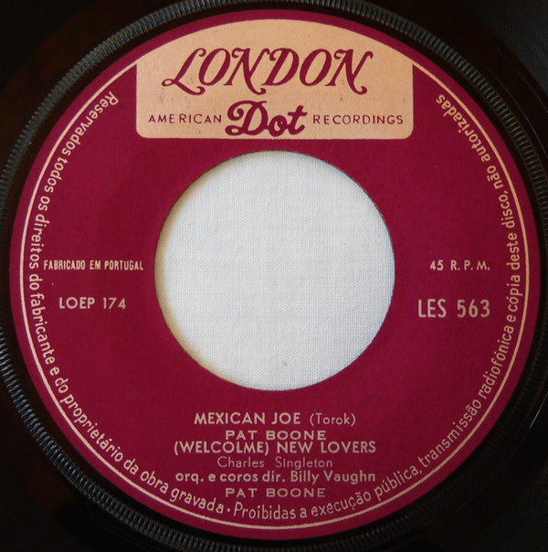 Pat Boone : Mexican Joe (7", EP)