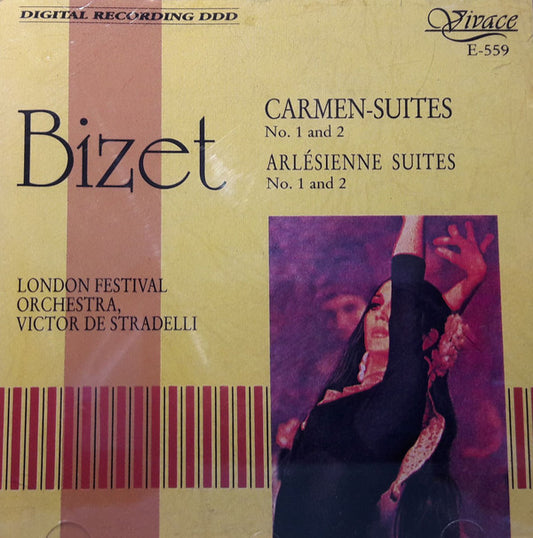 Georges Bizet, London Festival Orchestra (2), Victor De Stradelli : Carmen & L'Arlésienne Suites 1 & 2 (CD, Album)