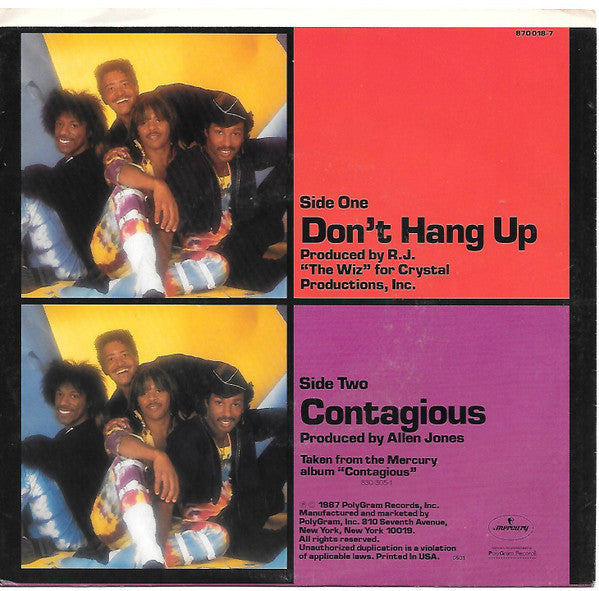 Bar-Kays : Don't Hang Up (7", Single, 49)
