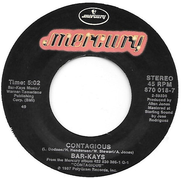 Bar-Kays : Don't Hang Up (7", Single, 49)