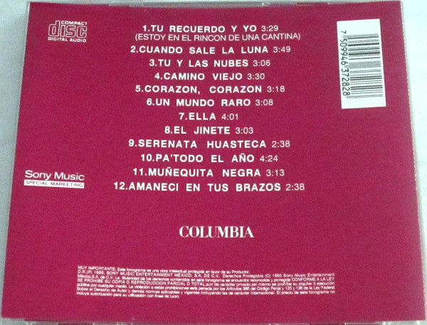 Tania Libertad : Canta A José Alfredo Jiménez (CD, Album, RE)