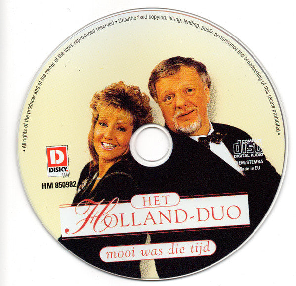 Het Holland Duo : Mooi Was Die Tijd (CD, Album)