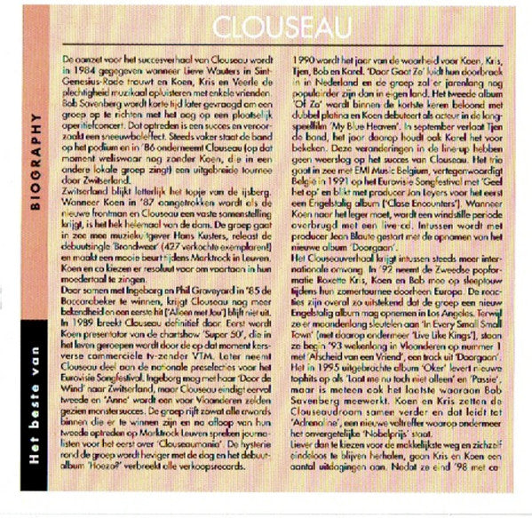 Clouseau : Het Beste Van Clouseau (CD, Comp)