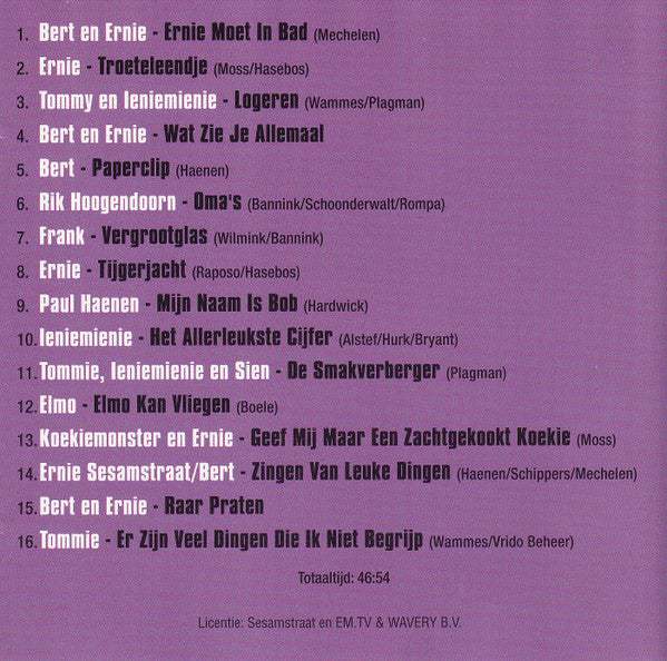 Sesamstraat : Het Beste Van Sesamstraat Liedjes En Verhaaltjes (CD)