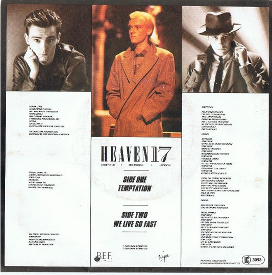 Heaven 17 : Temptation (7", Single)