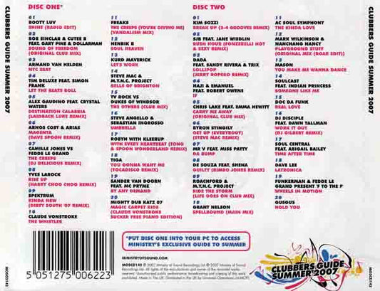 Various : Clubbers Guide Summer 2007 (2xCD, Mixed)