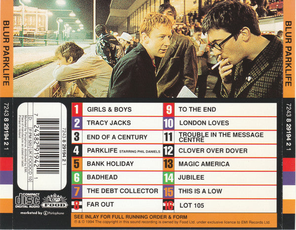 Blur : Parklife (CD, Album)
