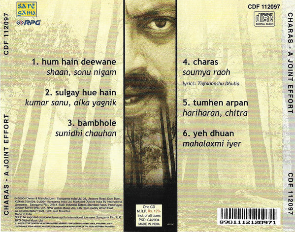 Raju Singh, Javed Akhtar : Charas (A Joint Effort) (CD, Album)