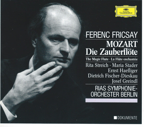 Wolfgang Amadeus Mozart – Rita Streich · Maria Stader · Ernst Haefliger · Dietrich Fischer-Dieskau · Josef Greindl · RIAS Symphonie-Orchester Berlin · Ferenc Fricsay : Die Zauberflöte (The Magic Flute · La Flûte Enchantée) (2xCD, Album, Mono)