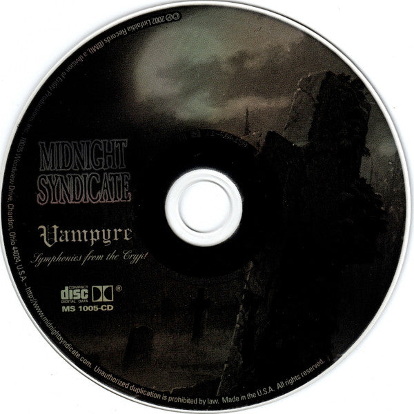 Midnight Syndicate : Vampyre (Symphonies From The Crypt) (CD, Album)