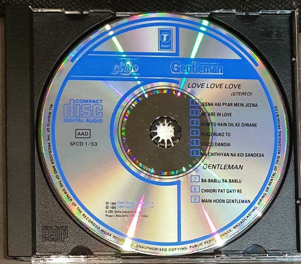 Bappi Lahiri, Anjaan : Love Love Love / Gentleman (CD, Comp)