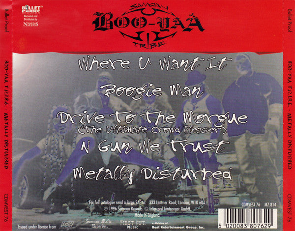 Boo-Yaa T.R.I.B.E. : Metally Disturbed (CD, EP)