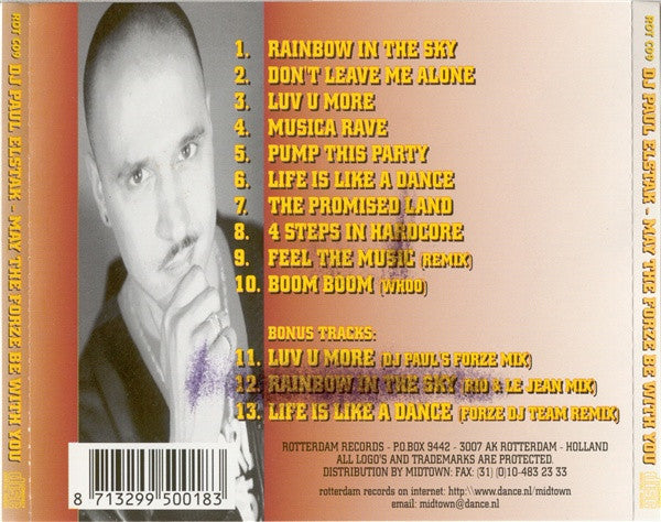 Paul Elstak : May The Forze Be With You (CD, Album)