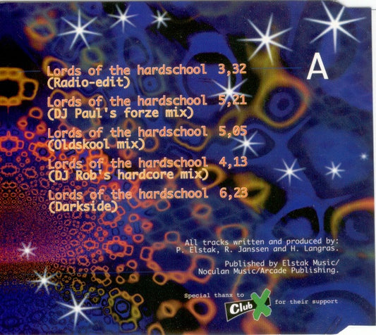Paul Elstak & DJ Rob Featuring MC Hughie Babe : Lords Of The Hardschool (CD, Maxi)