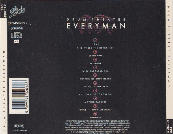 Drum Theatre : Everyman (CD, Album)