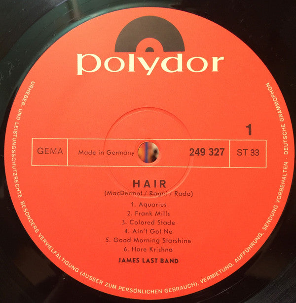 James Last : Hair (LP, Album)
