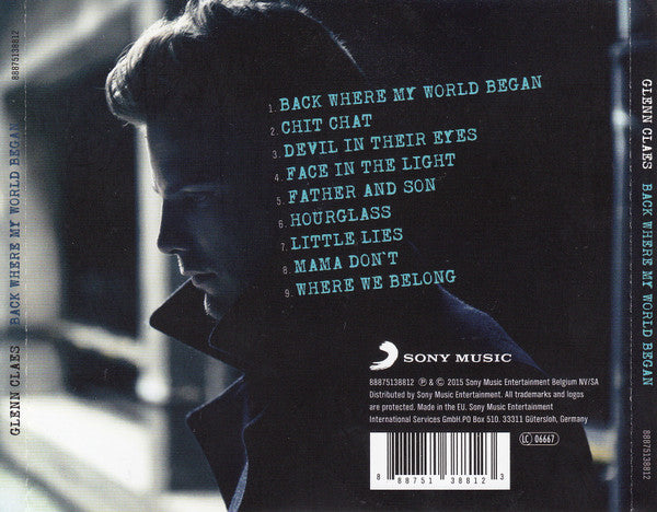 Glenn Claes : Back Where My World Began (CD, Album)