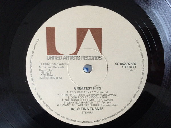 Ike & Tina Turner : Greatest Hits (LP, Comp)
