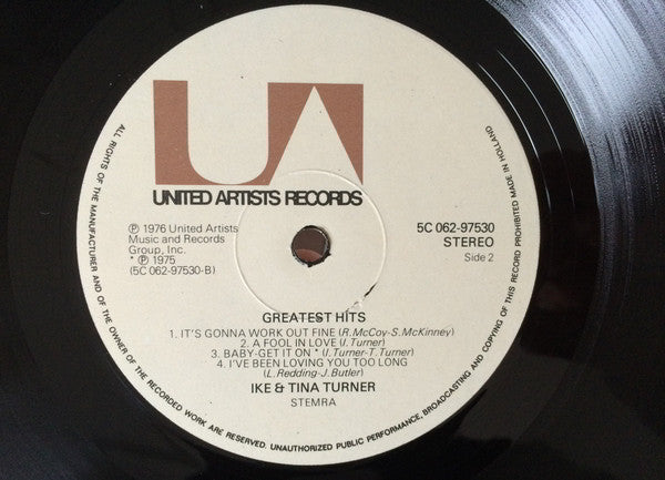 Ike & Tina Turner : Greatest Hits (LP, Comp)