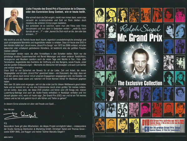 Ralph Siegel : Mr. Grand Prix - The Exclusive Collection (DVD-V + CD, Comp)