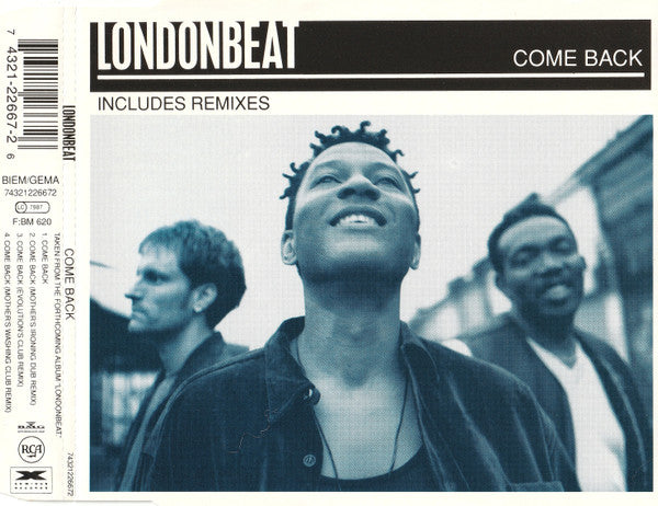 Londonbeat : Come Back (CD, Maxi)