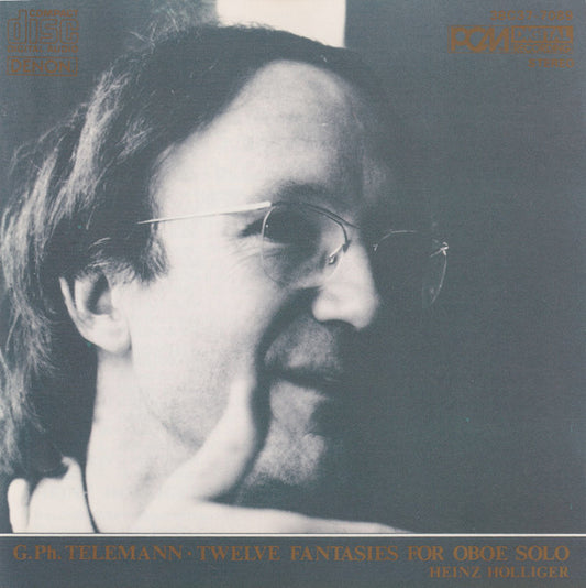 Georg Philipp Telemann, Heinz Holliger : Twelve Fantasies For Oboe Solo (CD, Album)