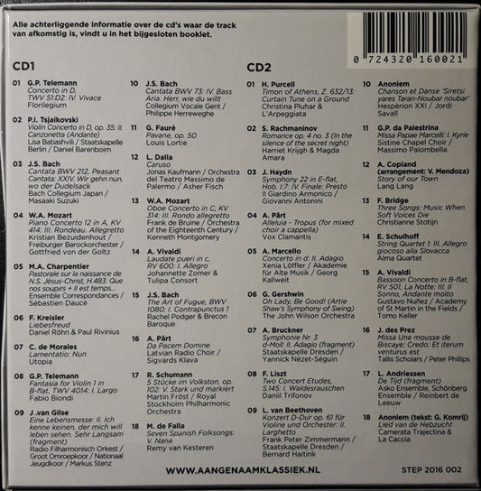 Various : Aangenaam... Klassiek 2016 (2xCD, Album)