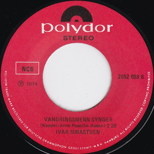 Ivar Simastuen : Taterdronningen / Vandringsmenn Synger (7")