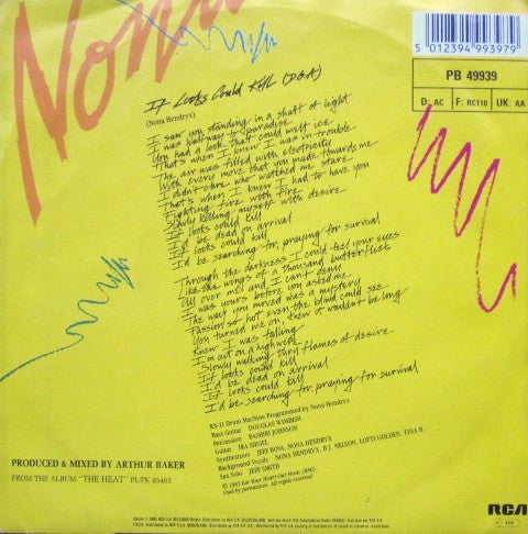 Nona Hendryx : If Looks Could Kill (D.O.A.) (7")