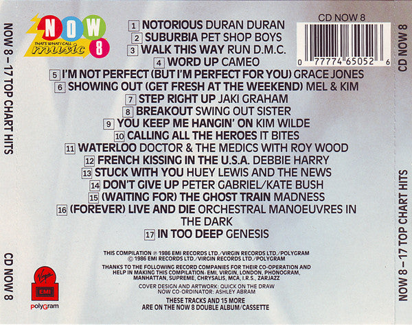 Various : Now That's What I Call Music 8 (CD, Comp)