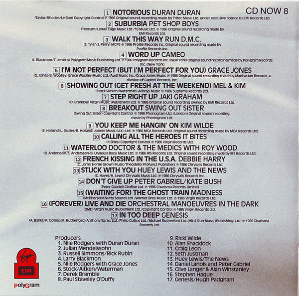 Various : Now That's What I Call Music 8 (CD, Comp)