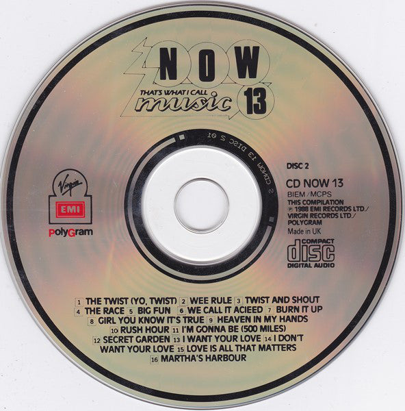 Various : Now That's What I Call Music 13 (2xCD, Comp, Dis)