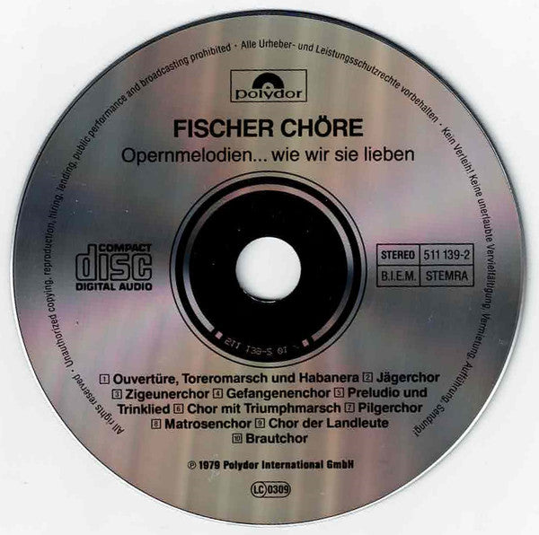 Fischer Chöre : Opernmelodien (CD)