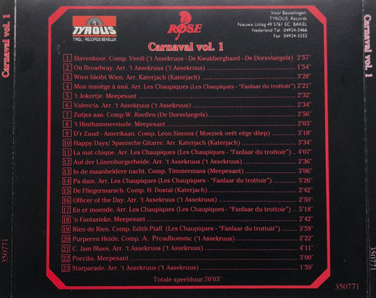 Various : Carnaval Vol. 1 (CD)