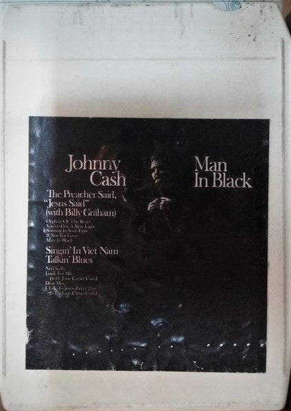 Johnny Cash : Man In Black (8-Trk, Album)