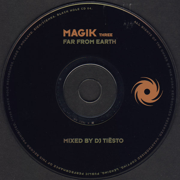 DJ Tiësto : Magik Three: Far From Earth (CD, Comp, Mixed, RE)