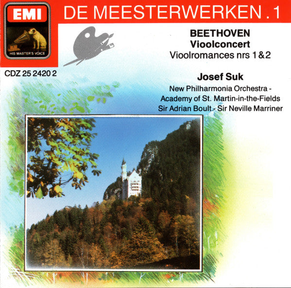 Ludwig van Beethoven, Josef Suk, New Philharmonia Orchestra, The Academy Of St. Martin-in-the-Fields, Sir Adrian Boult, Sir Neville Marriner : Vioolconcert / Vioolromances nrs 1 & 2 (CD, Comp, RM)