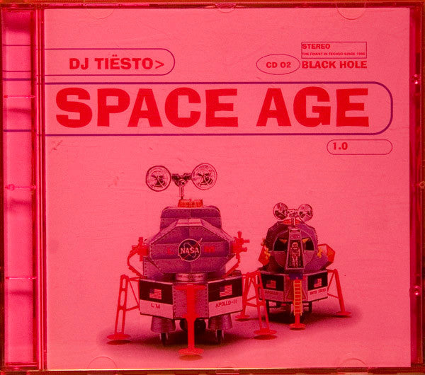DJ Tiësto : Space Age 1.0 (CD, Mixed, Pin)