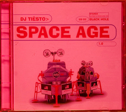 DJ Tiësto : Space Age 1.0 (CD, Mixed, Pin)