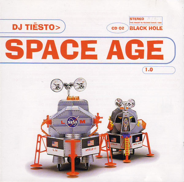 DJ Tiësto : Space Age 1.0 (CD, Mixed, Pin)