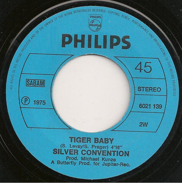 Silver Convention : Fly, Robin, Fly (7")