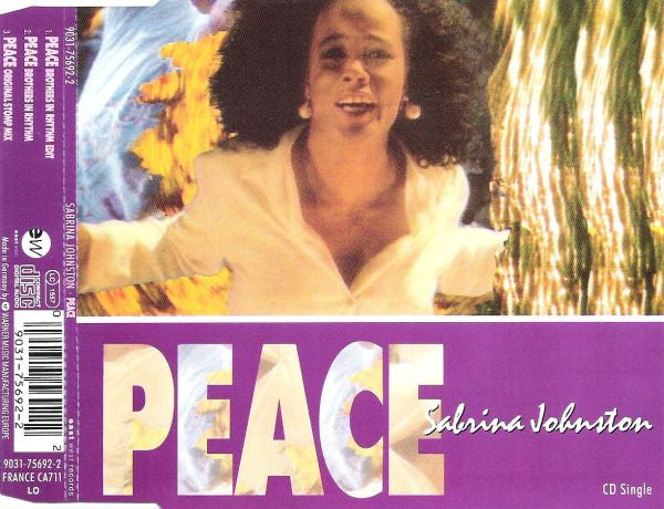 Sabrina Johnston : Peace (CD, Maxi)