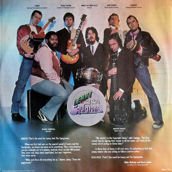 Lenny And The Squigtones : Lenny & Squiggy Present Lenny And The Squigtones (LP, Album, 56 )